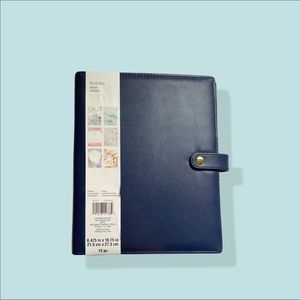 Binder with Guided Journal included Blue Navy